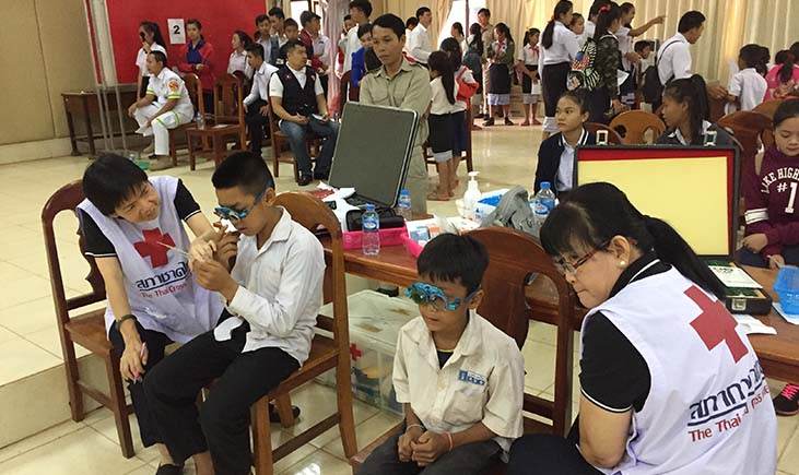 Mobile Eyeglasses Clinic for Students in Rural Areas of Lao PDR